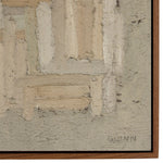 Based in Austin, Texas, abstract-expressionist painter Tyler Guinn looks to texture and organic sensibility to shape his wide variety of works, from geometric pieces and flowing landscapes to mark making and automatic writing. If not currently in stock, this texture-enhanced piece ships within three weeks. Handmade in Austin, Texas Amethyst Home provides interior design, new home construction design consulting, vintage area rugs, and lighting in the Newport Beach metro area.
