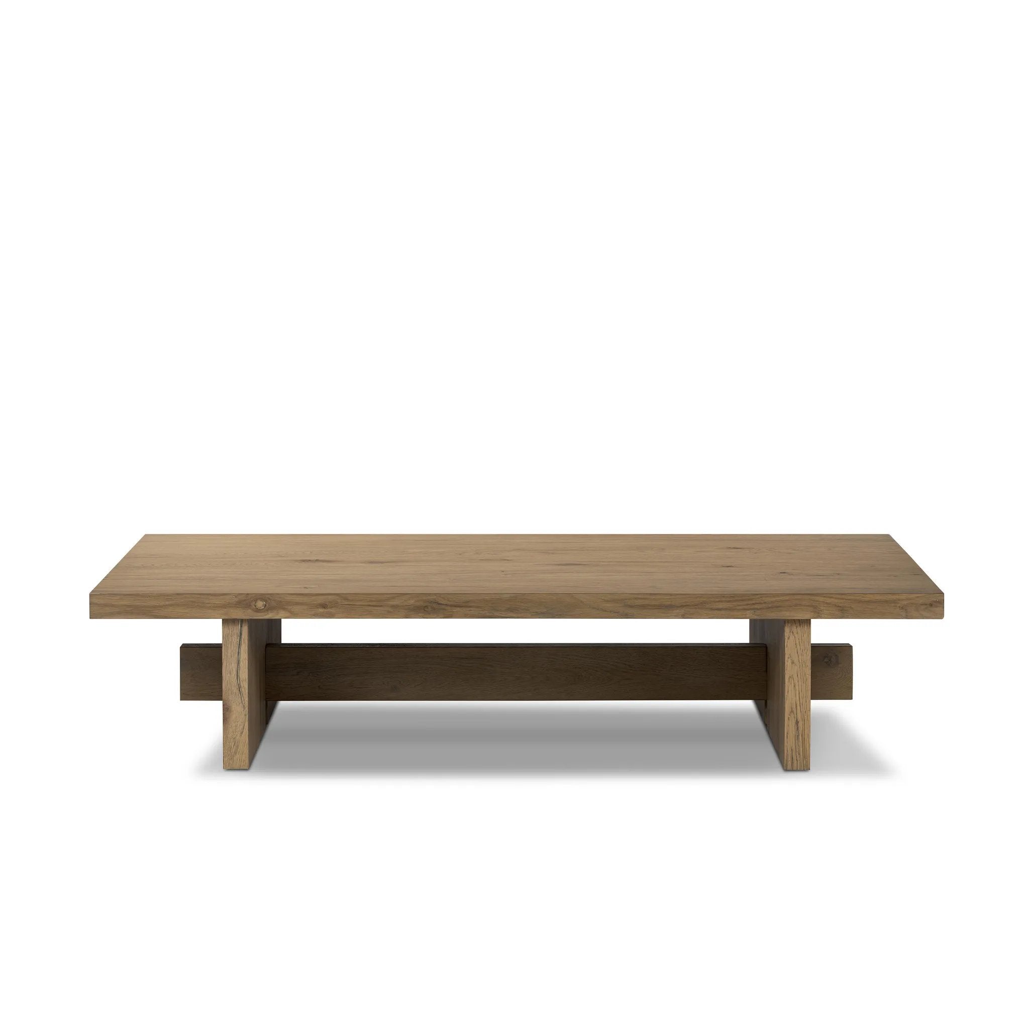 Featuring Isaac Rubbed Light Oak Coffee Table by Four Hands at Amethyst Home. Elevate your living space with the Isaac Rubbed Light Oak Veneer Coffee Table. The sleek design and light oak veneer lend a touch of sophistication and luxury to any room. Perfect for displaying books, décor, or enjoying a cup of coffee, this premium coffee table is a must-have fo. Amethyst Home provides interior design, new home construction design consulting, vintage area rugs, and lighting in the Park City metro area.