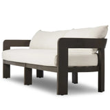 Featuring Jackson Alessi Linen Outdoor Metal Sofa by Four Hands at Amethyst Home. Expertly crafted sofa designed to elevate your outdoor space. Made with durable and high-quality linen fabric, this sofa is built to withstand the elements and provide comfort for years to come. Create a stylish and inviting outdoor oasis with the Jackson Alessi Linen Outdoor Met. Amethyst Home provides interior design, new home construction design consulting, vintage area rugs, and lighting in the Austin metro area.