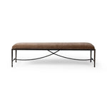 Featuring Jade Altair Mushroom Accent Bench by Four Hands at Amethyst Home. Channel Art Deco with a curved stretcher base of bronzed hammered iron and a velvety seat in a versatile earth tone. Style in the bedroom or entryway to create an extra surface, or in your living space for bonus seating.Overall Dimensions: 70.50"w x 20.50"d x 19.00"hWeight : 83.77 l. Amethyst Home provides interior design, new home construction design consulting, vintage area rugs, and lighting in the Nashville metro area.