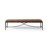 Featuring Jade Altair Mushroom Accent Bench by Four Hands at Amethyst Home. Channel Art Deco with a curved stretcher base of bronzed hammered iron and a velvety seat in a versatile earth tone. Style in the bedroom or entryway to create an extra surface, or in your living space for bonus seating.Overall Dimensions: 70.50"w x 20.50"d x 19.00"hWeight : 83.77 l. Amethyst Home provides interior design, new home construction design consulting, vintage area rugs, and lighting in the Nashville metro area.