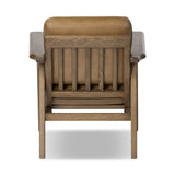 Featuring Jones Palermo Drift Chair by Four Hands at Amethyst Home. A coastal-inspired lounge chair, modernized. Angled back legs and separate cushioning create a relaxed, inviting look. Mid-level blind stitching refines the seat back. Stark amber ash frame offsets rich top-grain leather, showcasing thick-cut hide with pronounced natural texture.Overall Dim. Amethyst Home provides interior design, new home construction design consulting, vintage area rugs, and lighting in the Park City metro area.