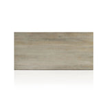 Unique linear carving with an artisan slant. Mango wood is finished in a light wash, highlighting texture and craftsmanship alike. Seats eight comfortably Amethyst Home provides interior design, new home construction design consulting, vintage area rugs, and lighting in the Charlotte metro area.