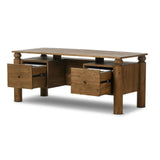 Featuring Kerrville Light Pine Desk by Four Hands at Amethyst Home. Crafted in light pine, this desk exudes rustic character with cylindrical legs and ample workspace. Equipped with doors, file drawers and shelves, it provides versatile storage solutions in a traditional design.
Overall Dimensions: 30.0" L x 75.0 " W x 30.5" H
Materials: Solid PineWeight: 209.6. Amethyst Home provides interior design, new home construction design consulting, vintage area rugs, and lighting in the Miami metro area.