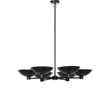 Featuring Klaus Jet Black Chandelier by Four Hands at Amethyst Home. Modern versatility shines in this chandelier, where aged brass domes cast ambient light atop a sleek matte black frame, ideal for various spaces and slanted ceilings.
Overall Dimensions: 41.0" L x 41.0 " W x 5.0" H
Collection: HuttonColors: Jet Black, Black CordMaterials: Iron, Thermoplas. Amethyst Home provides interior design, new home construction design consulting, vintage area rugs, and lighting in the Des Moines metro area.