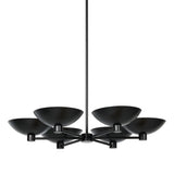 Featuring Klaus Jet Black Chandelier by Four Hands at Amethyst Home. Modern versatility shines in this chandelier, where aged brass domes cast ambient light atop a sleek matte black frame, ideal for various spaces and slanted ceilings.
Overall Dimensions: 41.0" L x 41.0 " W x 5.0" H
Collection: HuttonColors: Jet Black, Black CordMaterials: Iron, Thermop. Amethyst Home provides interior design, new home construction design consulting, vintage area rugs, and lighting in the Newport Beach metro area.