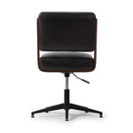 Featuring Landon Sonoma Black Armless Desk Chair by Four Hands at Amethyst Home. A nod to midcentury design, a molded wood frame veneered in rich walnut is paired with black top-grain leather cushions for maximum comfort. Height adjustable and 360-degree swivel function for ease in the workplace.
Overall Dimensions: 26.75" L x 20.5 " W x 34.0" H
Materia. Amethyst Home provides interior design, new home construction design consulting, vintage area rugs, and lighting in the Winter Garden metro area.