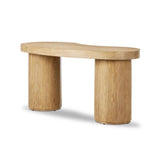 Featuring Leeds Blonde Oak Veneer Desk by Four Hands at Amethyst Home. Substantial cylindrical legs support this kidney-shaped desk crafted in light blonde oak veneer — a testament to form harmonizing with function.
Overall Dimensions: 31.5" L x 63.0 " W x 30.0" H
Materials: Oak Veneer, Poplar PlywoodWeight: 127.87 lbs. Amethyst Home provides interior design, new home construction design consulting, vintage area rugs, and lighting in the Houston metro area.
