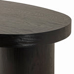 Featuring Leeds Ebony Veneer Desk by Four Hands at Amethyst Home. Substantial cylindrical legs support a kidney-shaped desk crafted in light black-finished oak veneer — a testament to form harmonizing with function.Overall Dimensions: 63.00"w x 31.50"d x 30.00"hWeight : 127.87 lbsMaterials: Oak Veneer. Amethyst Home provides interior design, new home construction design consulting, vintage area rugs, and lighting in the Nashville metro area.