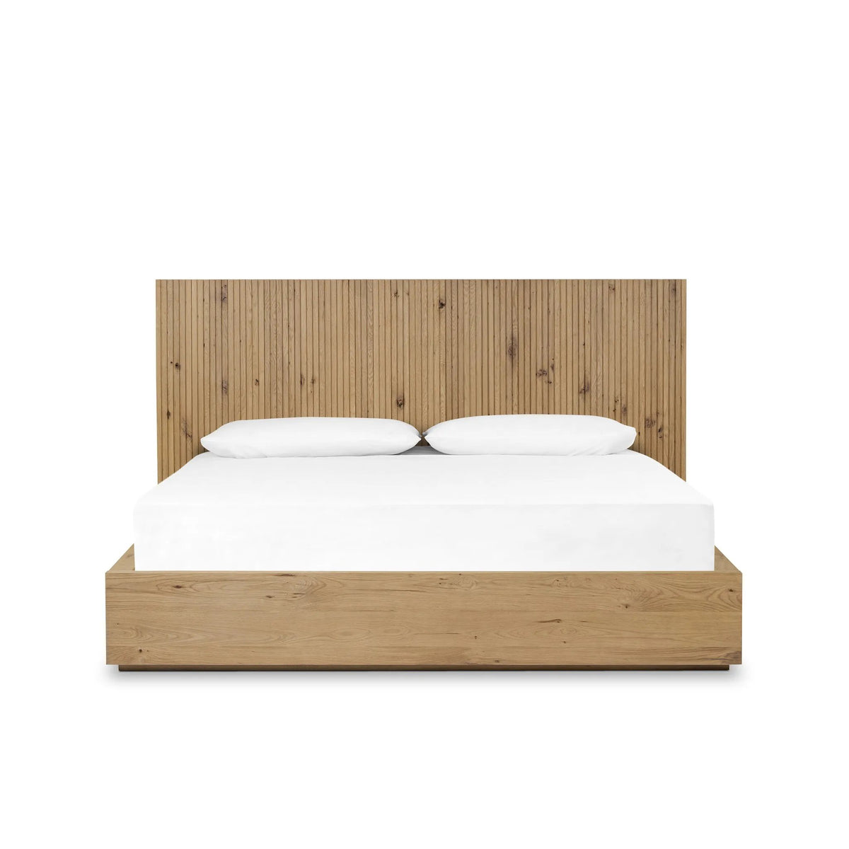 Leo Rustic Light Natural Oak Bed