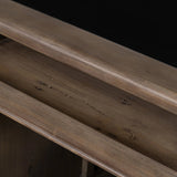 Featuring Lifestyle Sundried Ash Large Desk by Four Hands at Amethyst Home. Borrowing inspiration from the classic lawyer's desk with an inlaid leather top and French-inspired detailing. Finished in warm, sun-dried wheat tones with cast brass hardware, with dual file drawers for letter-sized documents.Overall Dimensions: 68.50"w x 31.00"d x 32.25"hWeigh. Amethyst Home provides interior design, new home construction design consulting, vintage area rugs, and lighting in the Newport Beach metro area.