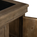 Featuring Lifestyle Sundried Ash Large Desk by Four Hands at Amethyst Home. Borrowing inspiration from the classic lawyer's desk with an inlaid leather top and French-inspired detailing. Finished in warm, sun-dried wheat tones with cast brass hardware, with dual file drawers for letter-sized documents.Overall Dimensions: 68.50"w x 31.00"d x 32.25"hWeight : 171.. Amethyst Home provides interior design, new home construction design consulting, vintage area rugs, and lighting in the Tampa metro area.