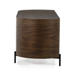 Featuring Lunas Caramel Guanacaste Executive Desk by Four Hands at Amethyst Home. With soft, fluid shaping, caramel-colored Guanacaste forms a beautifully sculpted silhouette, with natural high and lowlights coursing the entirety of this unique executive desk. Dual push-latch doors plus interior shelving offer ample storage space, while a fully finished . Amethyst Home provides interior design, new home construction design consulting, vintage area rugs, and lighting in the Laguna Beach metro area.