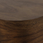 Featuring Lunas Caramel Guanacaste Executive Desk by Four Hands at Amethyst Home. With soft, fluid shaping, caramel-colored Guanacaste forms a beautifully sculpted silhouette, with natural high and lowlights coursing the entirety of this unique executive desk. Dual push-latch doors plus interior shelving offer ample storage space, while a fully finished. Amethyst Home provides interior design, new home construction design consulting, vintage area rugs, and lighting in the Newport Beach metro area.