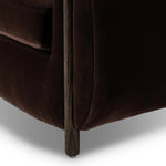 This updated take on the traditional tub chair pairs rich black top-grain leather with solid ash to shape a sculpted seat with exaggerated depth. Amethyst Home provides interior design, new home construction design consulting, vintage area rugs, and lighting in the Scottsdale metro area.