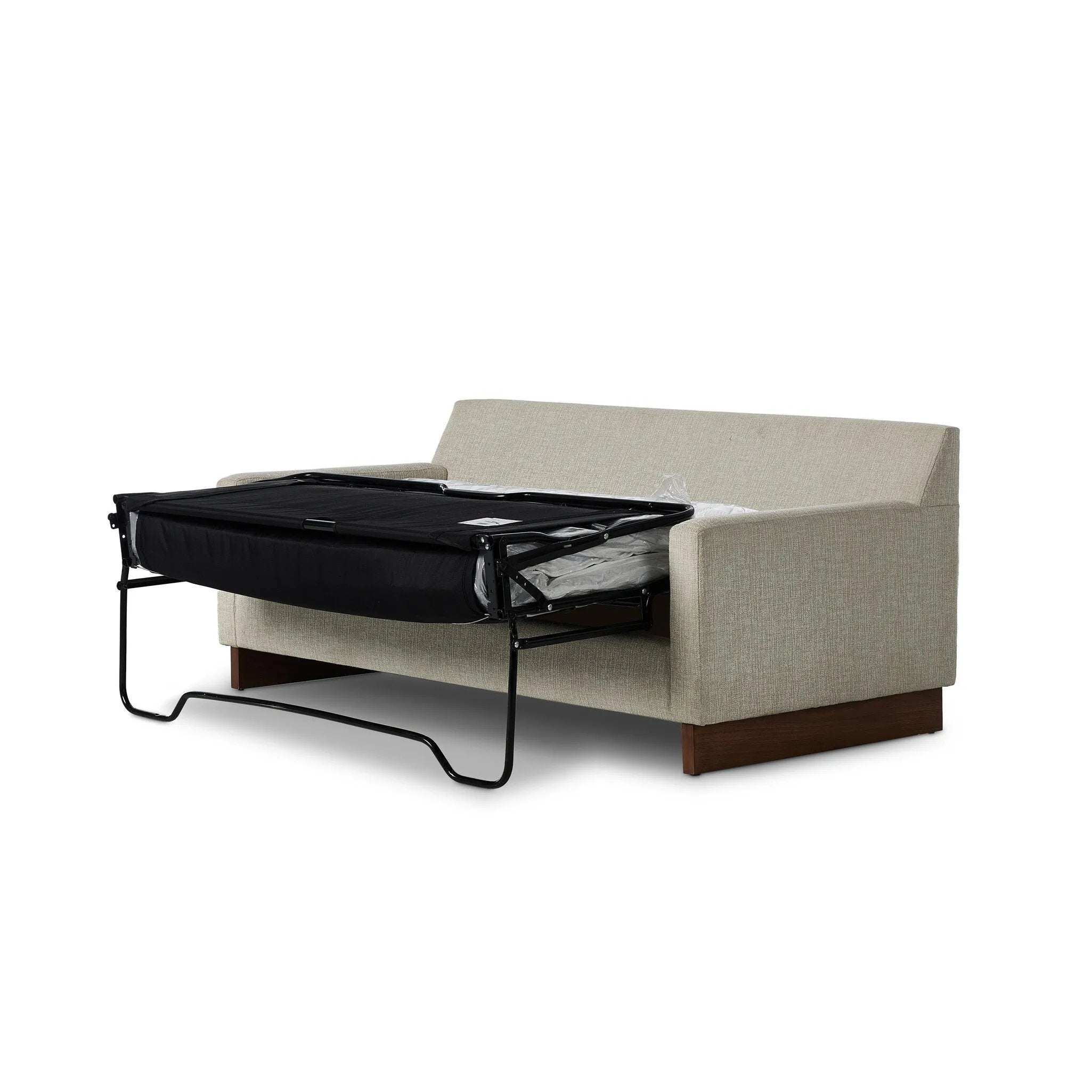 Featuring Marquez Alameda Snow Sofa Bed by Four Hands at Amethyst Home. This 76" Marquez Alameda Snow sofa is perfect for small spaces and overnight guests. Its versatile design allows for easy transformation into a comfortable bed. Expertly crafted with high-quality materials, this sofa provides both style and functionality.
Overall Dimensions: 38.0" L x 7. Amethyst Home provides interior design, new home construction design consulting, vintage area rugs, and lighting in the San Diego metro area.