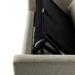 Featuring Marquez Alameda Snow Sofa Bed by Four Hands at Amethyst Home. This 76" Marquez Alameda Snow sofa is perfect for small spaces and overnight guests. Its versatile design allows for easy transformation into a comfortable bed. Expertly crafted with high-quality materials, this sofa provides both style and functionality.
Overall Dimensions: 38.0" L x . Amethyst Home provides interior design, new home construction design consulting, vintage area rugs, and lighting in the Scottsdale metro area.