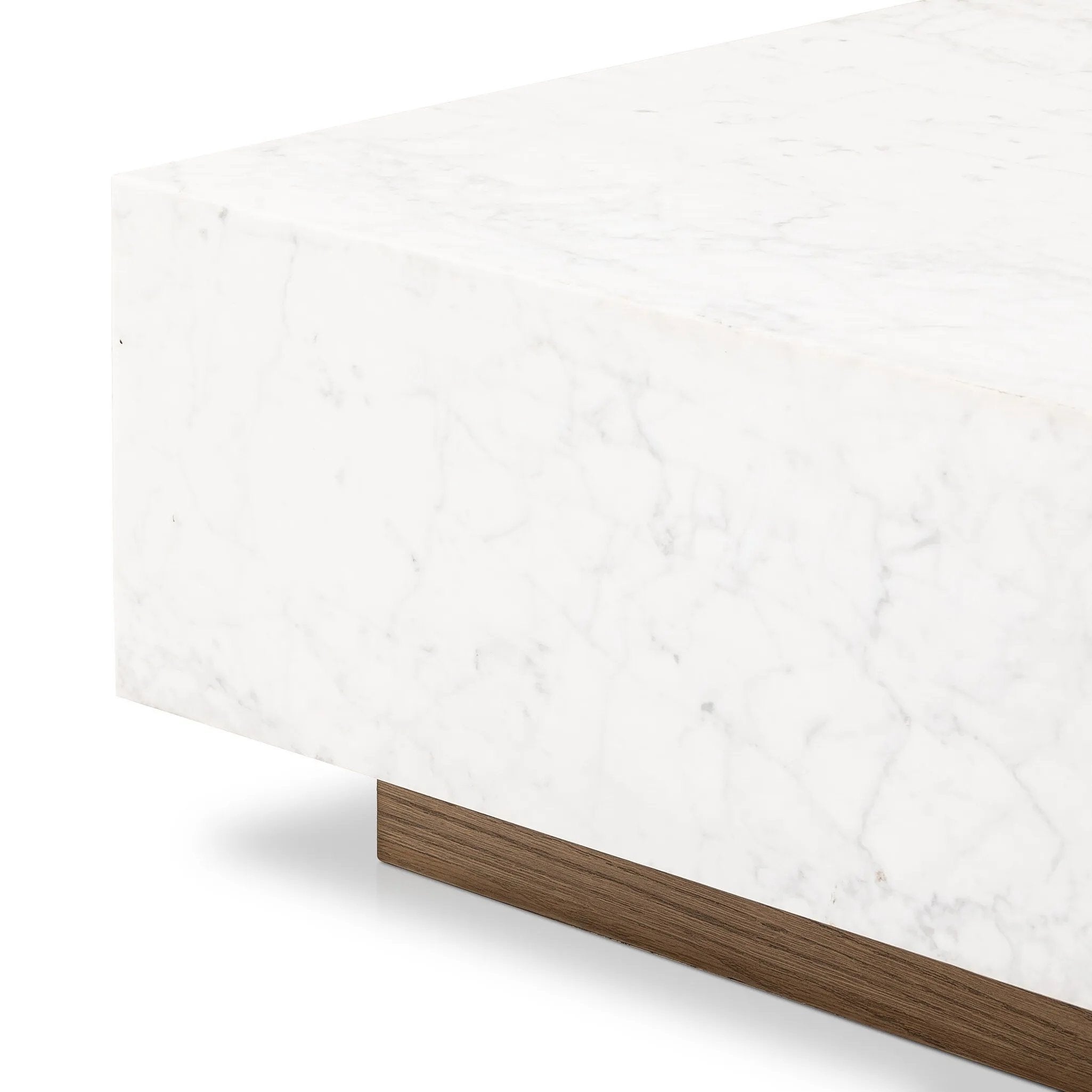 Featuring Masera White Carrara Marble Marble Coffee Table by Four Hands at Amethyst Home. A white Carrara marble slab, rich with veining and movement. Supported by a wooden plinth, marble takes the spotlight in a design that's simple and sophisticated at once.
Overall Dimensions: 30.0" L x 60.0 " W x 12.0" H
Collection: HughesColors: White Carrara Marble, S. Amethyst Home provides interior design, new home construction design consulting, vintage area rugs, and lighting in the Charlotte metro area.