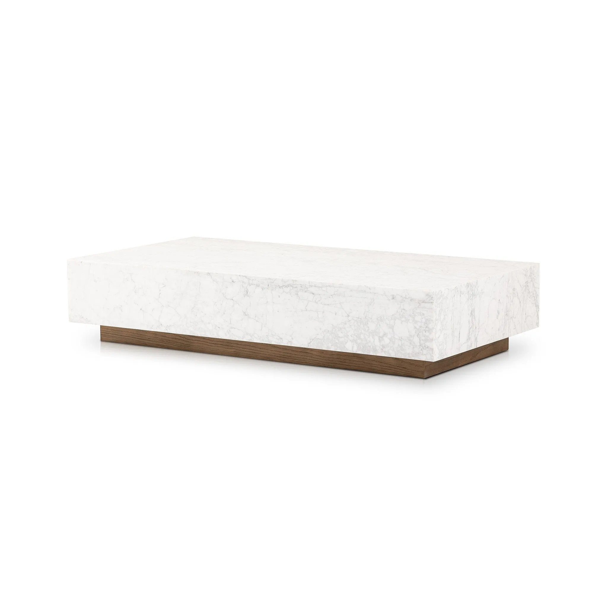 Featuring Masera White Carrara Marble Marble Coffee Table by Four Hands at Amethyst Home. A white Carrara marble slab, rich with veining and movement. Supported by a wooden plinth, marble takes the spotlight in a design that's simple and sophisticated at once.
Overall Dimensions: 30.0" L x 60.0 " W x 12.0" H
Collection: HughesColors: White Carrara Marble, . Amethyst Home provides interior design, new home construction design consulting, vintage area rugs, and lighting in the Des Moines metro area.