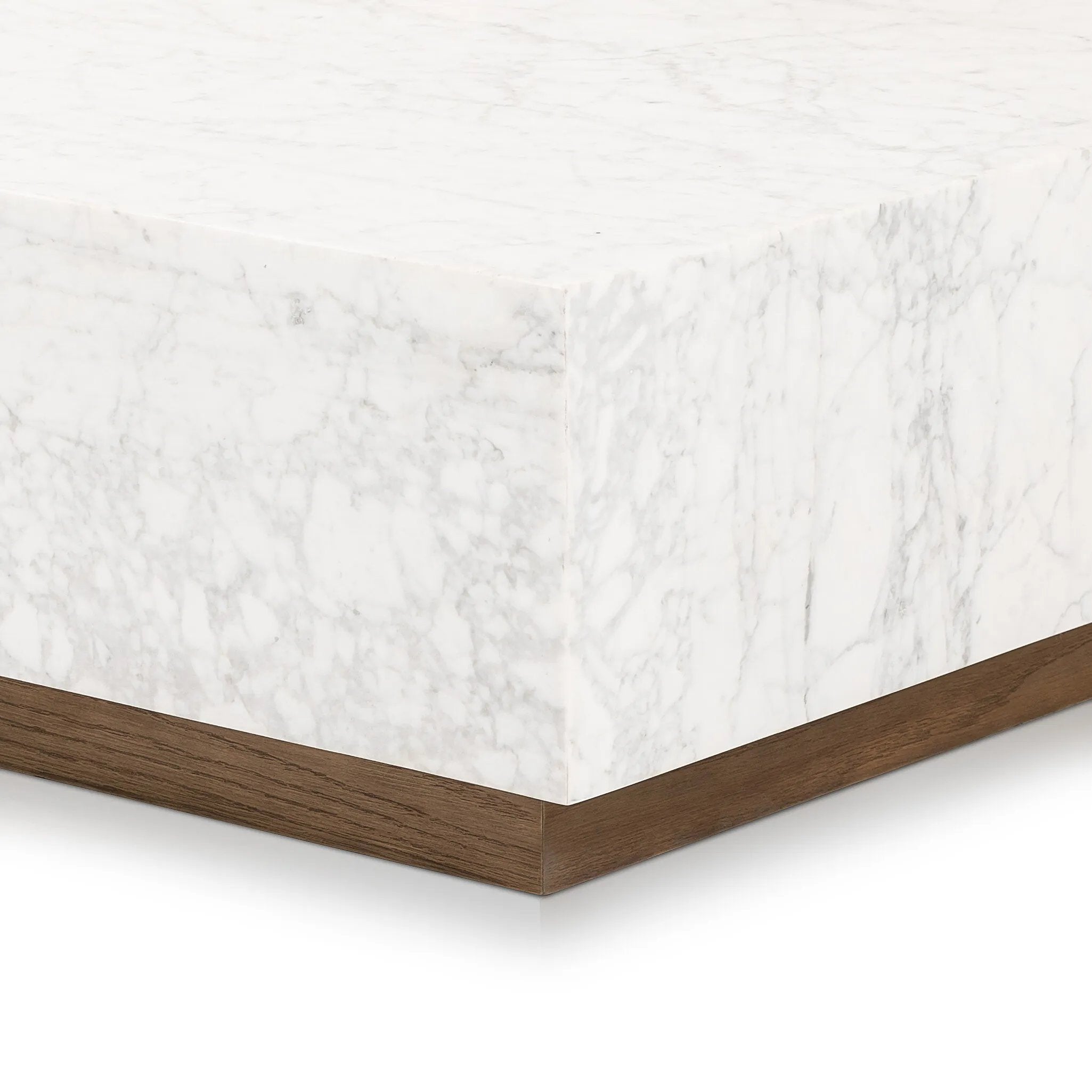 Featuring Masera White Carrara Marble Marble Coffee Table by Four Hands at Amethyst Home. A white Carrara marble slab, rich with veining and movement. Supported by a wooden plinth, marble takes the spotlight in a design that's simple and sophisticated at once.
Overall Dimensions: 30.0" L x 60.0 " W x 12.0" H
Collection: HughesColors: White Carrara Marbl. Amethyst Home provides interior design, new home construction design consulting, vintage area rugs, and lighting in the Winter Garden metro area.