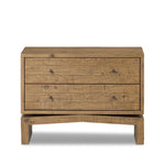 Bring organic character to your bedside with a two-drawer dresser of solid reclaimed pine. A rustic finish plays up natural knots and graining, for a beautifully rich look Amethyst Home provides interior design, new home construction design consulting, vintage area rugs, and lighting in the Alpharetta metro area.