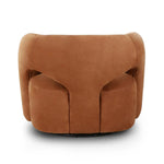 Featuring Mazie Nubuck Cognac Swivel Chair by Four Hands at Amethyst Home. Experience ultimate comfort and style with the Mazie Nubuck Cognac Swivel Chair. This sleek and modern chair features a swivel function for easy movement and convenience. Perfect for any room in your home, this chair is sure to elevate your seating experience. 
Overall Dimensions: 32.0. Amethyst Home provides interior design, new home construction design consulting, vintage area rugs, and lighting in the Seattle metro area.