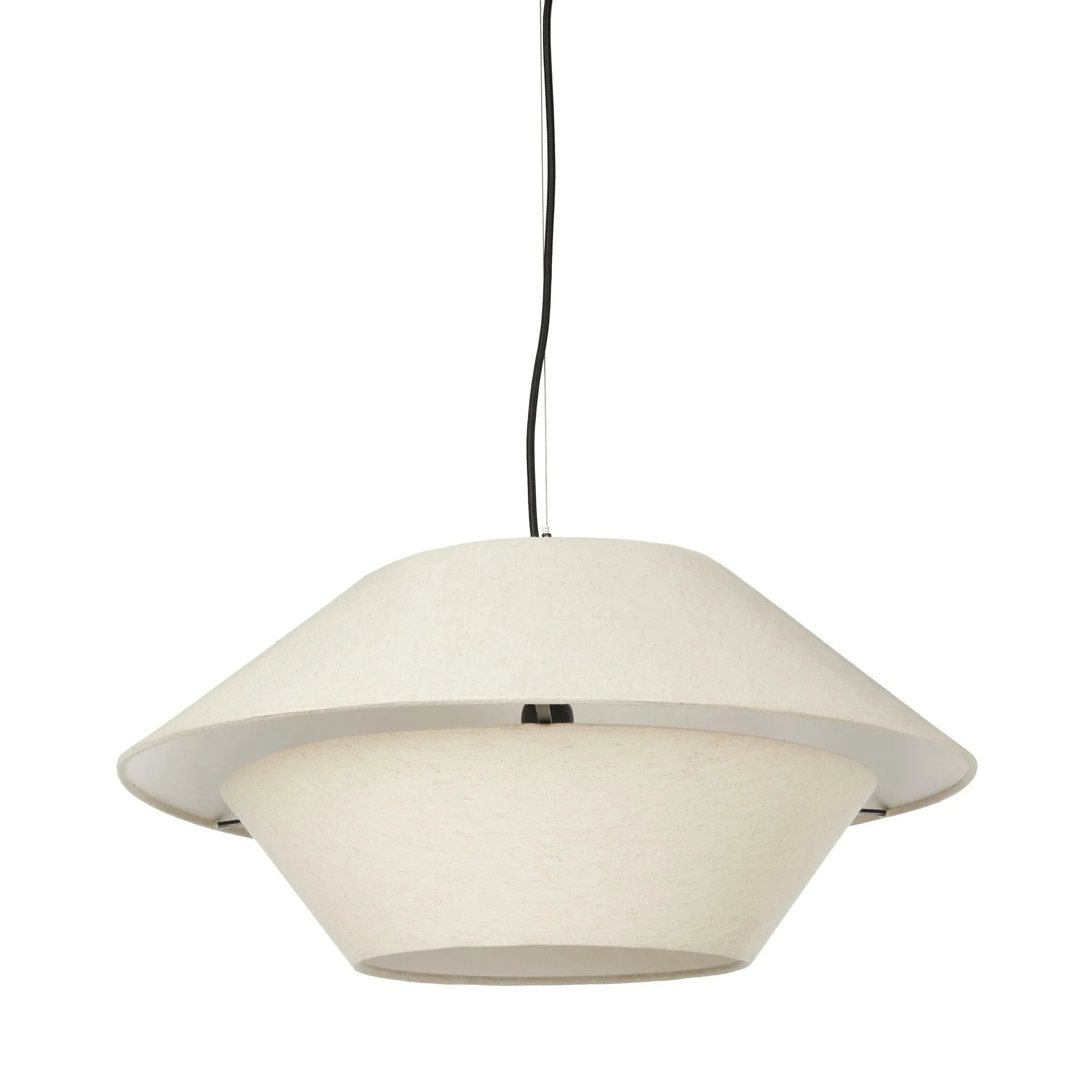 Featuring Mccarthy Beige Linen Pendant by Four Hands at Amethyst Home. Complemented by the clean lines of a black iron suspension, a geometric linen shade brings a modern touch to this versatile pendant.
Overall Dimensions: 26.0" L x 26.0 " W x 12.0" H
Collection: HuttonColors: Beige Linen, Black Fabric Cord, Antiqued IronMaterials: 100% Cotton, Thermoplastic,. Amethyst Home provides interior design, new home construction design consulting, vintage area rugs, and lighting in the Dallas metro area.