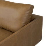 Featuring Melle Lipari Camel 2-Piece Sectional by Four Hands at Amethyst Home. A minimalist sectional to redefine contemporary lounging. Made from tan top-grain leather with a slim profile, expert tailoring and plush cushions for comfort. Sleek metal legs and compact sizing make this piece a versatile anchor for smaller living spaces.Left ChaiseOverall Dimensi. Amethyst Home provides interior design, new home construction design consulting, vintage area rugs, and lighting in the Boston metro area.