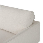 Featuring Melle Omari Natural 2-Piece Sectional by Four Hands at Amethyst Home. A minimalist form to redefine the contemporary sectional. Made from light, neutral high-performance with a slim profile, expert tailoring and plush cushions for comfort. Sleek metal legs and compact sizing make this piece a versatile anchor for smaller living spaces. Perform. Amethyst Home provides interior design, new home construction design consulting, vintage area rugs, and lighting in the Winter Garden metro area.