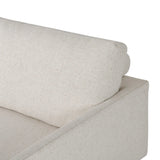 Featuring Melle Omari Natural 2-Piece Sectional by Four Hands at Amethyst Home. A minimalist form to redefine the contemporary sectional. Made from light, neutral high-performance with a slim profile, expert tailoring and plush cushions for comfort. Sleek metal legs and compact sizing make this piece a versatile anchor for smaller living spaces. Perform. Amethyst Home provides interior design, new home construction design consulting, vintage area rugs, and lighting in the Winter Garden metro area.