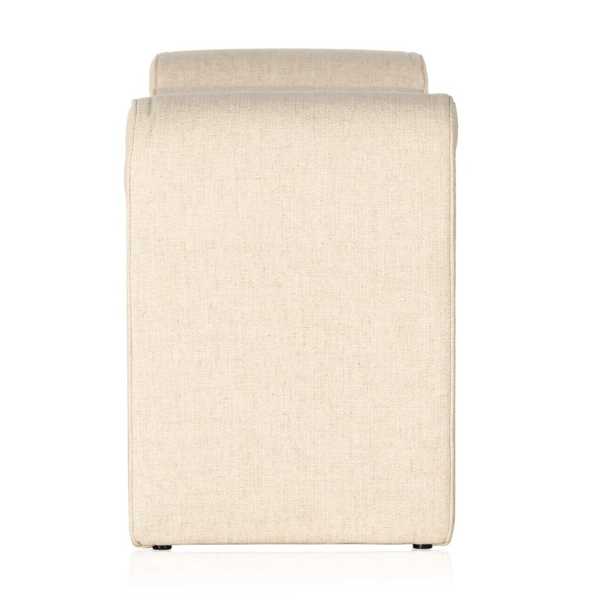 Featuring Mitchell Thames Cream Accent Bench by Four Hands at Amethyst Home. Trendy folded sides complement a comfortable bench-style seat of soft, cream-colored upholstery exclusive to Four Hands. Performance fabrics are specially created to withstand spills, stains, high traffic and wear, ensuring long-term comfort and unmatched durability.
Overall D. Amethyst Home provides interior design, new home construction design consulting, vintage area rugs, and lighting in the Salt Lake City metro area.