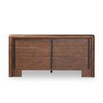 Featuring Nigel Rustic Brown Acacia Bed by Four Hands at Amethyst Home. Faux live edges elevate this slab-inspired bed made of rustic brown acacia. Rounded edges and inset legs soften an elongated silhouette. Platform-style base. Not compatible with adjustable frames.KingOverall Dimensions: 93.00"w x 88.00"d x 46.00"hWeight: 406.75 lbsQueenOverall Dimensi. Amethyst Home provides interior design, new home construction design consulting, vintage area rugs, and lighting in the Kansas City metro area.