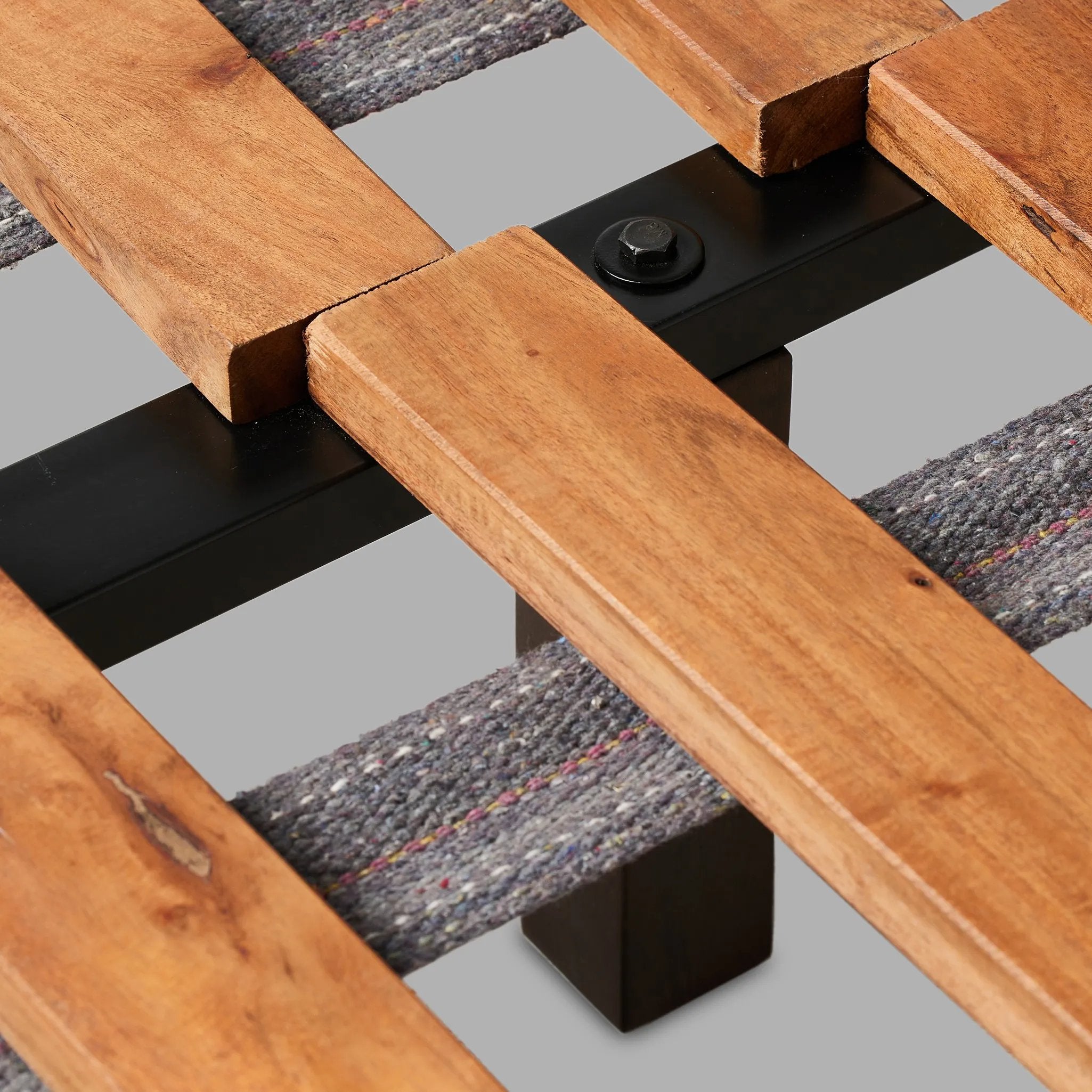 Featuring Nigel Rustic Brown Acacia Bed by Four Hands at Amethyst Home. Faux live edges elevate this slab-inspired bed made of rustic brown acacia. Rounded edges and inset legs soften an elongated silhouette. Platform-style base. Not compatible with adjustable frames.KingOverall Dimensions: 93.00"w x 88.00"d x 46.00"hWeight: 406.75 lbsQueenOverall Dimensi. Amethyst Home provides interior design, new home construction design consulting, vintage area rugs, and lighting in the Los Angeles metro area.