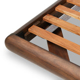 Featuring Nigel Rustic Brown Acacia Bed by Four Hands at Amethyst Home. Faux live edges elevate this slab-inspired bed made of rustic brown acacia. Rounded edges and inset legs soften an elongated silhouette. Platform-style base. Not compatible with adjustable frames.KingOverall Dimensions: 93.00"w x 88.00"d x 46.00"hWeight: 406.75 lbsQueenOverall Dimensions: 6. Amethyst Home provides interior design, new home construction design consulting, vintage area rugs, and lighting in the Miami metro area.