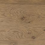 Featuring Noeline Resawn Worn Oak Sideboard by Four Hands at Amethyst Home. Made from resawn oak with a worn, natural finish, a long, streamlined sideboard offers ample storage space behind four push-latch doors. Subtly rounded corners add softness to otherwise clean lines, while knots and graining offer a naturally rich look. Dual rear cutouts for seamles. Amethyst Home provides interior design, new home construction design consulting, vintage area rugs, and lighting in the Scottsdale metro area.