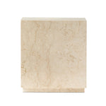 Featuring Oakland Cream Marble Square Outdoor End Table by Four Hands at Amethyst Home. Crafted from high-quality cream marble, the Oakland Square Outdoor End Table adds a touch of elegance to any outdoor space. With its sturdy construction and timeless design, this end table is perfect for holding drinks, books, and other essentials while you relax an. Amethyst Home provides interior design, new home construction design consulting, vintage area rugs, and lighting in the Salt Lake City metro area.