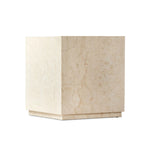Featuring Oakland Cream Marble Square Outdoor End Table by Four Hands at Amethyst Home. Crafted from high-quality cream marble, the Oakland Square Outdoor End Table adds a touch of elegance to any outdoor space. With its sturdy construction and timeless design, this end table is perfect for holding drinks, books, and other essentials while you relax and enjoy t. Amethyst Home provides interior design, new home construction design consulting, vintage area rugs, and lighting in the Tampa metro area.
