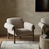 Featuring Olia Alcala Taupe Chair by Four Hands at Amethyst Home. Introducing the Olia Alcala Taupe Chair - a stylish and comfortable addition to any space. Crafted with high-quality materials, this chair provides exceptional support and durability. Its elegant design adds a touch of sophistication to any room.
Overall Dimensions: 34.25" L x 34.75 " W x 29. Amethyst Home provides interior design, new home construction design consulting, vintage area rugs, and lighting in the Scottsdale metro area.