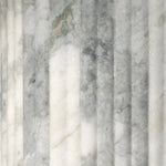 Featuring Oranda Polished White Marble Sealant Round Dining Table by Four Hands at Amethyst Home. Inspired by Italian design, a swirling marble base is scalloped for a linear look with heavy texture, finished with a rounded, bistro-size tabletop of polished white marble.Overall Dimensions: 42.00"w x 42.00"d x 30.00"hWeight : 195.00 lbsMaterials : Solid Marb. Amethyst Home provides interior design, new home construction design consulting, vintage area rugs, and lighting in the Nashville metro area.