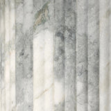 Featuring Oranda Polished White Marble Sealant Round Dining Table by Four Hands at Amethyst Home. Inspired by Italian design, a swirling marble base is scalloped for a linear look with heavy texture, finished with a rounded, bistro-size tabletop of polished white marble.Overall Dimensions: 42.00"w x 42.00"d x 30.00"hWeight : 195.00 lbsMaterials : Solid Marb. Amethyst Home provides interior design, new home construction design consulting, vintage area rugs, and lighting in the Nashville metro area.