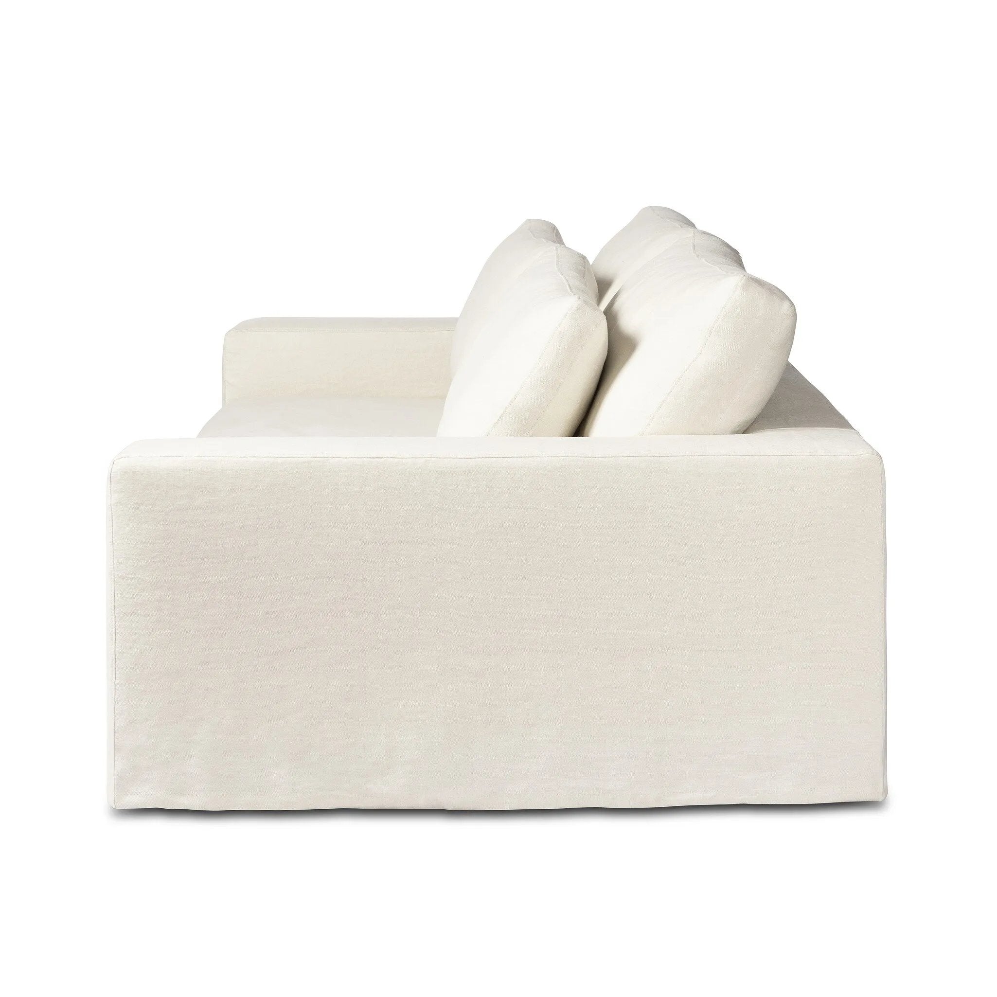 Featuring Ostend Bombay Flax Outdoor Slipcover Sofa by Four Hands at Amethyst Home. Enhance your outdoor space with the luxurious comfort of the Ostend Bombay Flax Outdoor Slipcover Sofa. Made with durable materials, this sofa is perfect for any weather conditions. Elevate your relaxation with the perfect addition to your patio or deck.
Overall Dimensions: 4. Amethyst Home provides interior design, new home construction design consulting, vintage area rugs, and lighting in the Monterey metro area.