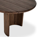 Featuring Paden Stained Toasted Brown Outdoor Dining Table by Four Hands at Amethyst Home. The Paden Stained Toasted Brown Outdoor Dining Table is crafted for outdoor dining excellence. Constructed with sturdy materials and a beautiful toasted brown stain, this dining table offers a timeless and elegant addition to any outdoor space. Enjoy al fresco me. Amethyst Home provides interior design, new home construction design consulting, vintage area rugs, and lighting in the Salt Lake City metro area.