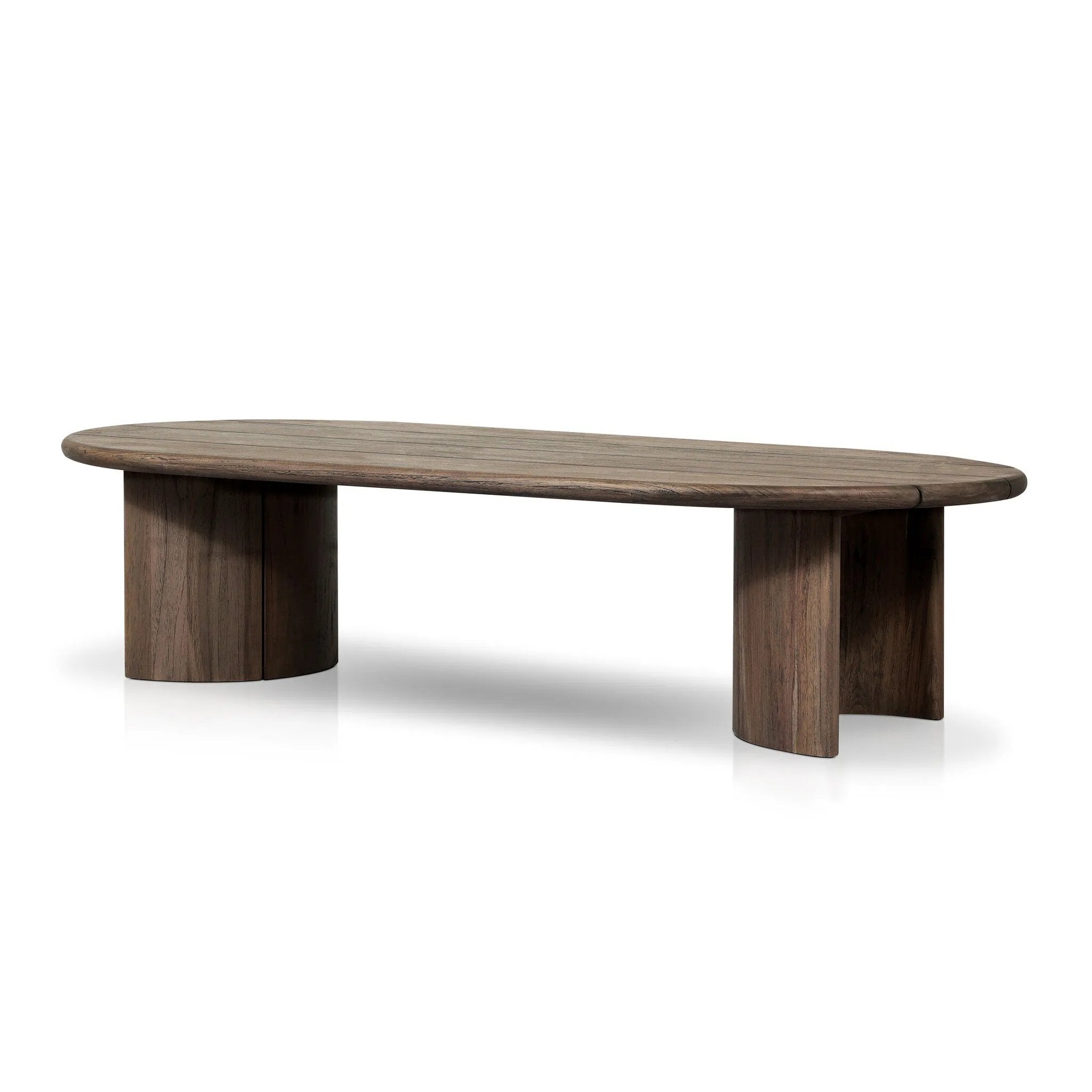 Featuring Paden Stained Toasted Brown Outdoor Coffee Table by Four Hands at Amethyst Home. This Paden Stained Toasted Brown Outdoor Coffee Table is a durable and stylish addition to any outdoor space. Made with high-quality materials, it is built to withstand harsh weather conditions and everyday use. Its sleek design adds a touch of elegance to your patio o. Amethyst Home provides interior design, new home construction design consulting, vintage area rugs, and lighting in the Portland metro area.