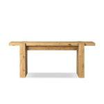 Featuring Perot Light Blonde Pine Console Table by Four Hands at Amethyst Home. Beauty in simplicity. A light, blonde-finished base supports an inset beam-style top which appears to intersect for extra intrigue.Overall Dimensions: 78.00"w x 18.00"d x 32.00"hWeight : 88.18 lbsMaterials: Solid Reclaimed Pine. Amethyst Home provides interior design, new home construction design consulting, vintage area rugs, and lighting in the Houston metro area.