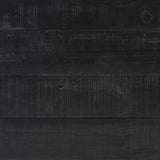 Beauty in simplicity. A clean cube of aged black-finished pine can be styled into a wide range of styles and spaces Amethyst Home provides interior design, new home construction design consulting, vintage area rugs, and lighting in the Charlotte metro area.