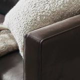 Featuring Phillip Heirloom Cigar Sofa by Four Hands at Amethyst Home. Experience the luxury and sophistication of the Phillip Heirloom Cigar Sofas Sofa. Built with expert craftsmanship, this sofa exudes elegance and is sure to elevate any room. 
Overall Dimensions: 36.0" L x 94.5 " W x 28.0" H
Collection: CentraleColors: Heirloom CigarMaterials: Top Grain Lea. Amethyst Home provides interior design, new home construction design consulting, vintage area rugs, and lighting in the Seattle metro area.