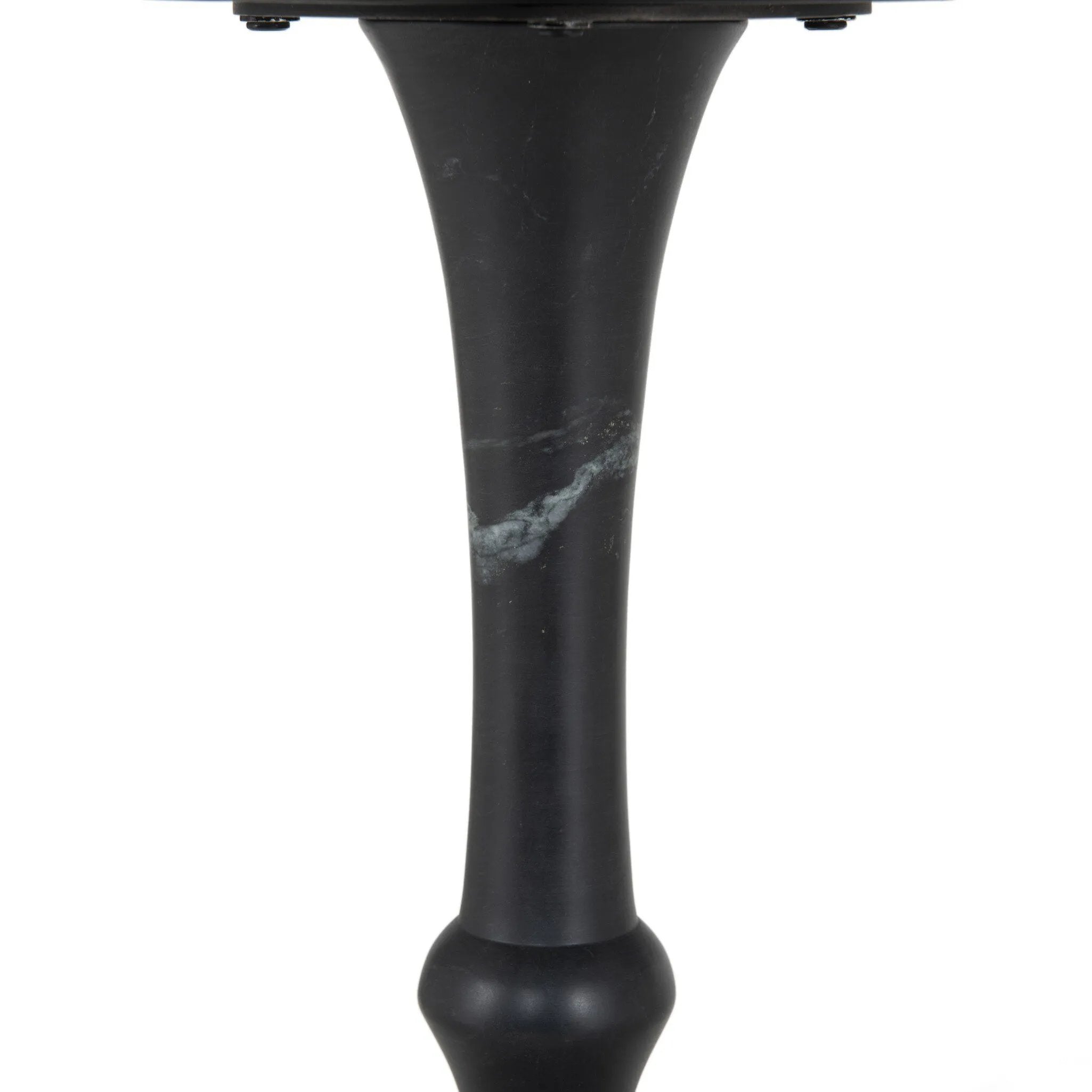 Featuring Polli Black Marble End Table by Four Hands at Amethyst Home. Sculpted from solid black marble, a simply styled end table stands out with its shapely, turned silhouette.
Overall Dimensions: 16.0" L x 16.0 " W x 25.5" H
Materials: Solid Marble, Engineered HardwoodWeight: 37.48 lbs. Amethyst Home provides interior design, new home construction design consulting, vintage area rugs, and lighting in the Los Angeles metro area.