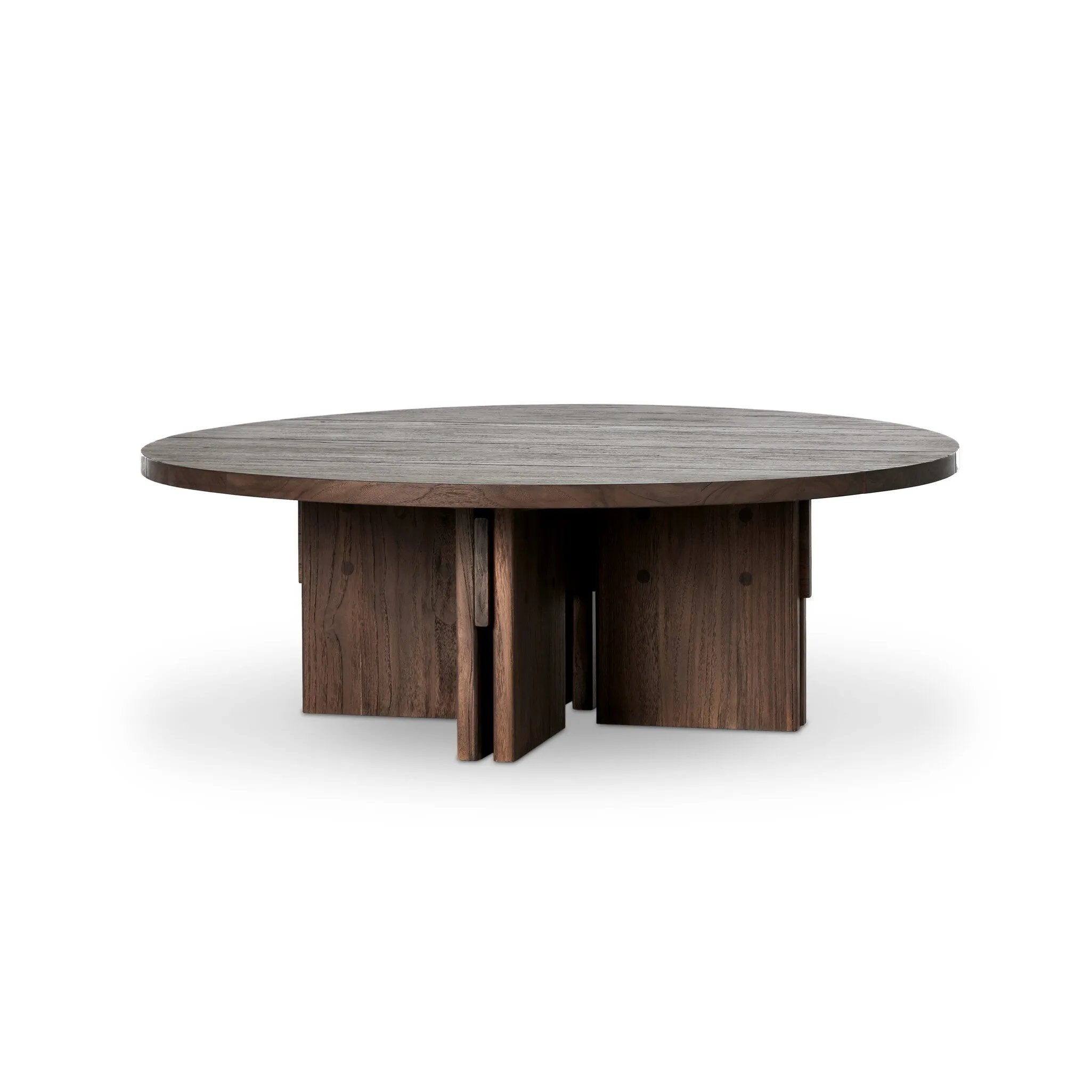 Featuring Railay Stained Toasted BrownOutdoor Coffee Table by Four Hands at Amethyst Home. Made from premium-quality wood, the Railay Stained Toasted Brown Outdoor Coffee Table is a perfect addition to any outdoor space. Its sturdy construction is designed to withstand the elements and provide a stylish surface for drinks and snacks. Enjoy lasting durabili. Amethyst Home provides interior design, new home construction design consulting, vintage area rugs, and lighting in the Washington metro area.