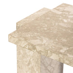 Featuring Romano Lunar Marble End Table by Four Hands at Amethyst Home. Overall Dimensions: 24.00"w x 20.00"d x 20.00"hWeight : 110.89 lbsMaterials: Solid Marble. Amethyst Home provides interior design, new home construction design consulting, vintage area rugs, and lighting in the Newport Beach metro area.