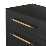 Featuring Rosedale Ebony Oak Veneer 8 Drawer Dresser by Four Hands at Amethyst Home. Introducing the Rosedale Ebony Oak Veneer 8 Drawer Dresser - the epitome of luxury and sophistication. With its sleek ebony oak veneer finish and 8 spacious drawers, this dresser is the perfect addition to any elegant bedroom. Organize your clothes and elevate your decor. Amethyst Home provides interior design, new home construction design consulting, vintage area rugs, and lighting in the Laguna Beach metro area.